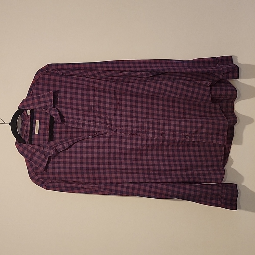 Burberry's Plaid Novacheck made in usa button down Extra Extra Large XXL